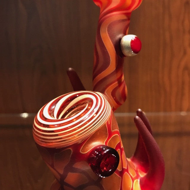 Sandblasted Animal Print Dry Pipe