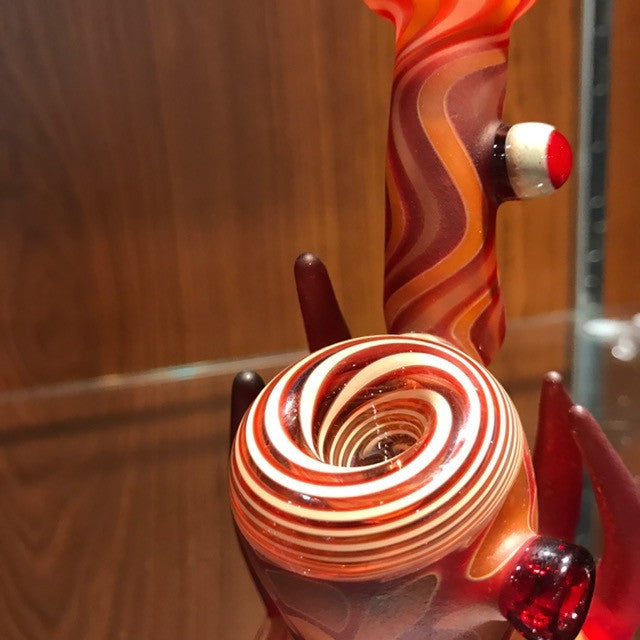 Sandblasted Animal Print Dry Pipe